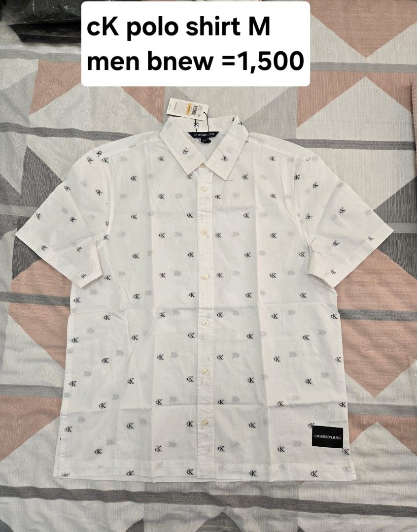 CK calvin klein polo shirt white (Category: Tshirts & Polo Shirts ) located in Manila. Submitted by chocomoose (Listing ID 1461585779, Image 1). Description: bnew size medium.
