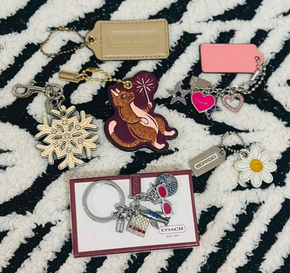 Coach Charms (Category: Luxury Bags & Wallets) located in Cebu City. Submitted by isellhere123.543 (Listing ID 1461703706, Image 1). Description: Charms for bags.