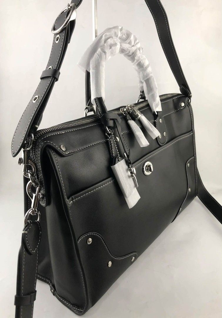 Coach Rhyder Large in Black (Category: Shoulder Bags) located in Quezon City. Submitted by bagsboutiqueph (Listing ID 1461727331, Image 3). Description: LAST PRICE POSTED. LIMITED STOCKS! BRANDNEW WITH INCLUSIONS. COLOR MAY SLIGHTLY VARY IN ACTUAL DUE TO LIGHTING AND CAMERA SETTING. OTHER PHOTOS WILL BE SEND DURING PURCHASE AND FOR SURE BUYERS ONLY. WHEN IN DOUBT, DO NOT ORDER. THANK YOU..