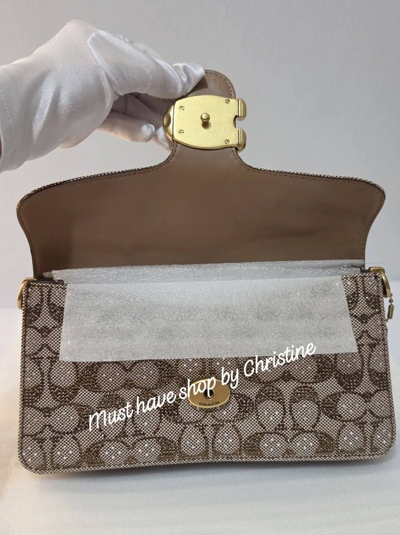 Coach tabby 26 crystals in mushroom (Category: Shoulder Bags) located in Bauang. Submitted by chictine (Listing ID 1461611787, Image 3). Description: coach Tabby 26 crystals in mushroom brandnew and sealed with tag, cc, dustbag and polybag guaranteed original or moneyback source from US open for lay-away (1month term) location: la union courier: jnt/lbc.