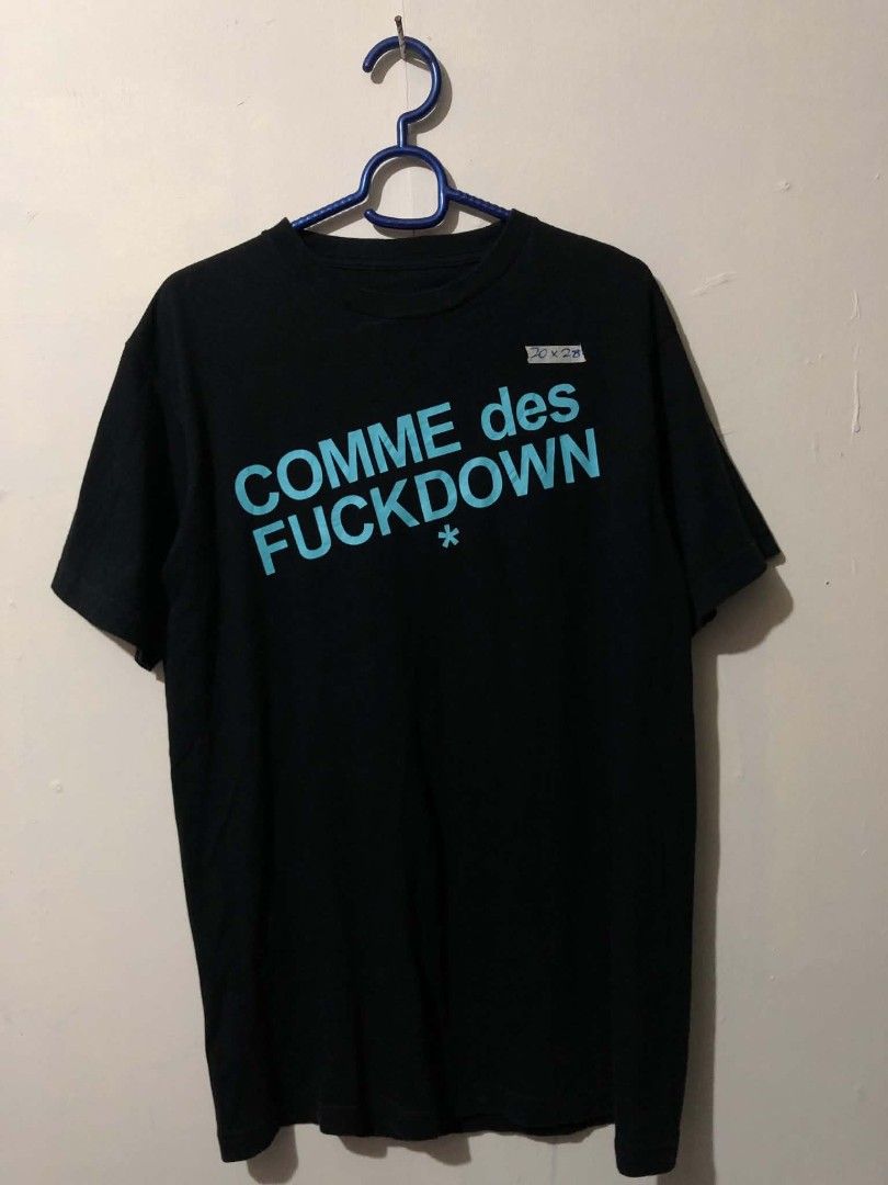 Commes des FUCKDOWN (Category: Tshirts & Polo Shirts ) located in Manila. Submitted by wildshark-33d3 (Listing ID 1461680574, Image 1). Description: Authentic Excellent condition No issue.