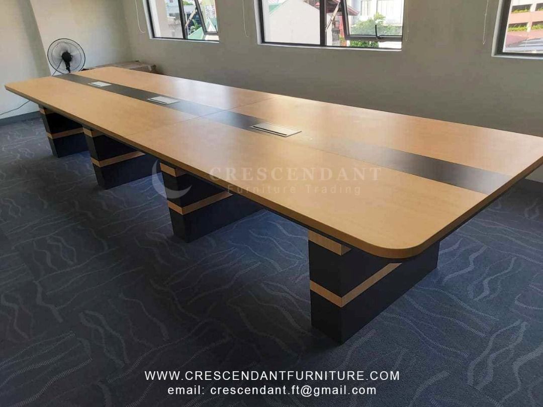 Conference Meeting Table (Category: Office Furniture & Fixtures) located in Pasig City. Submitted by abicft (Listing ID 1461601696, Image 3). Description: (THE PRICE IS FOR POSTING PURPOSES ONLY) CUSTOMIZE CONFERENCE MEETING TABLE Custom-color, measurement 📌FREE QUOTATION! 📌FREE SITE VISIT & FREE ESTIMATE within Metro Manila 📌FREE 2D AND 3D LAYOUT or you can send us your measurement/layout. 📍Other products: ✅Office Partition ✅Steel Cabinet ✅O