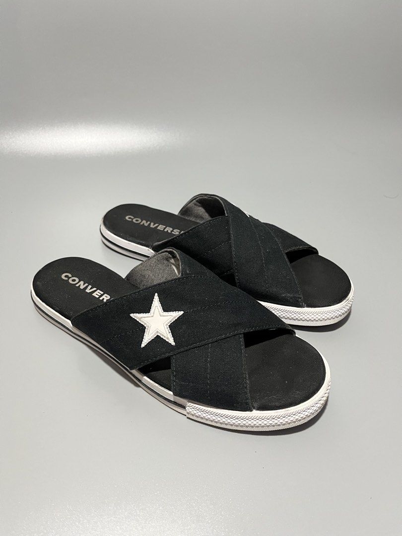 Converse One Star Sandal (Category: Slippers and slides) located in Caloocan City. Submitted by jvn_23 (Listing ID 1461711206, Image 3). Description: Converse One Star Sandal Authentic/Legit💯 Excellent Condition 📍 No issue❗️ Color rate: 9/10📍 Size: US 8 W / EU 39 W.