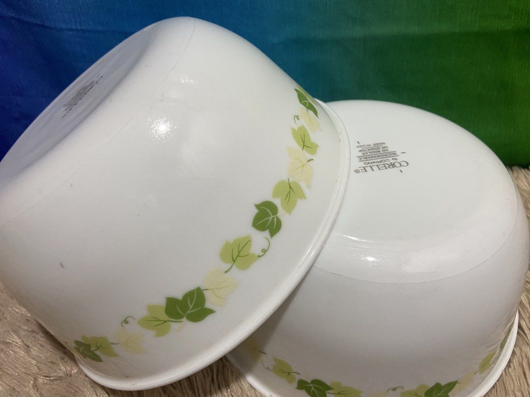 Corelle ramen bowl (Category: Dinnerware & Cutlery) located in Pasig City. Submitted by jie_russ (Listing ID 1461742832, Image 2). Description: corelle ramen bowl used issue;stain Made in USA 2 pcs for ₱700.