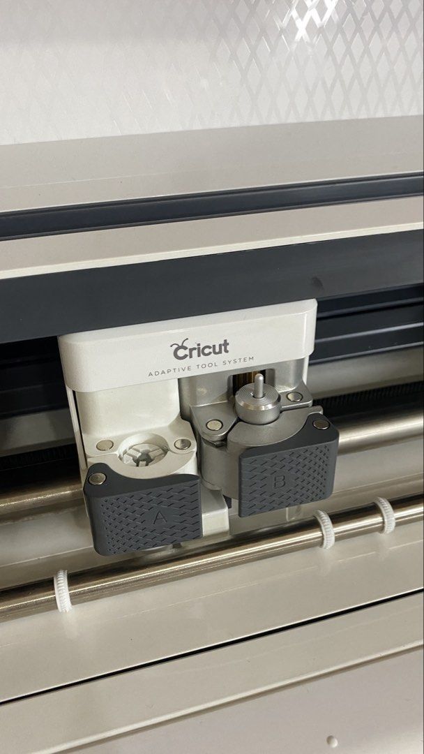Cricut Maker Machine (Champagne) with Tools and Materials Bundle (Category: Craft Supplies & Tools) located in Davao. Submitted by iam_artisan (Listing ID 1461670867, Image 2). Description: - Cricut Maker machine with Adaptive Tool System - FREE Assorted vinyl rolls in various colors and finishes - Cricut pens - True Control Knife - Rotary Blade Kit - Ideal for a wide range of crafting projects - With Manual but no more box. - Used 1x only. - RFS