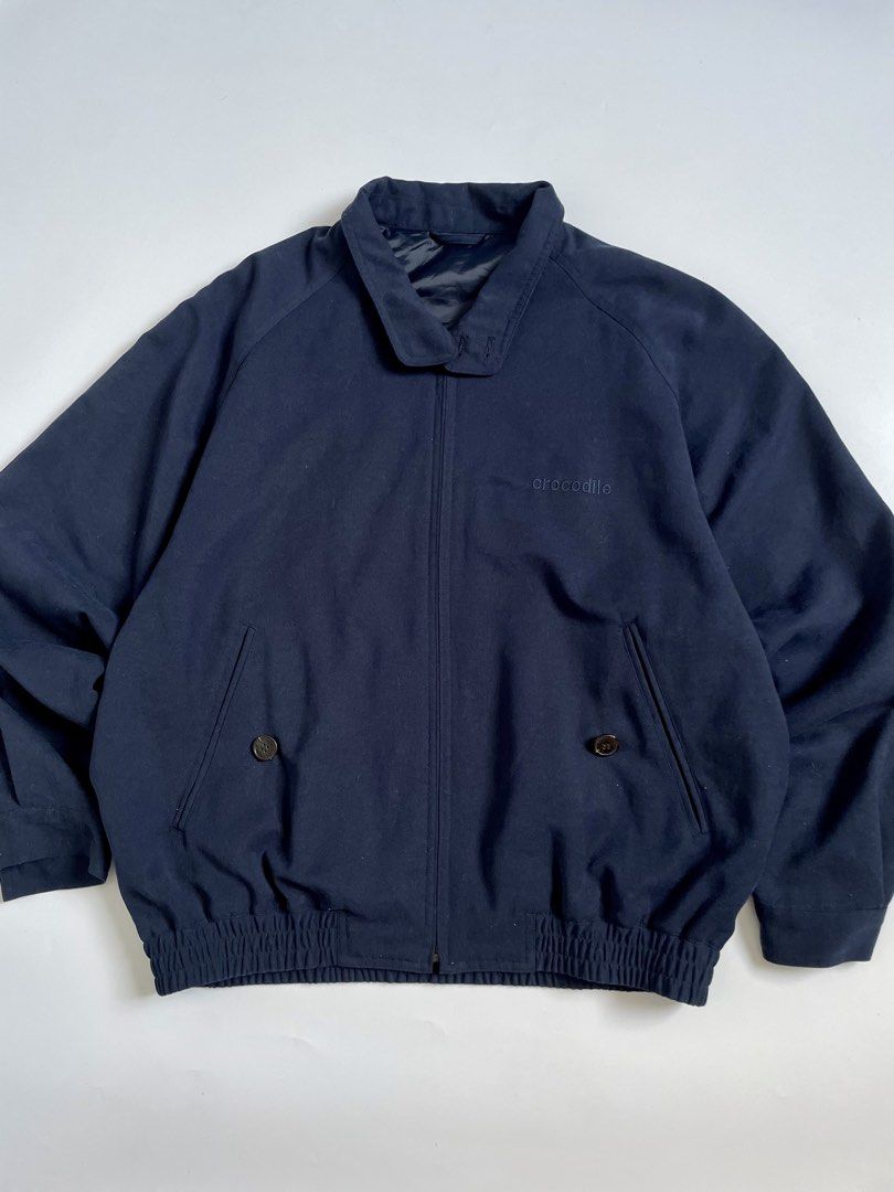 Crocodile Harington Jacket (Category: Coats, Jackets and Outerwear) located in Imus. Submitted by streetgrails.ph (Listing ID 1461609136, Image 2). Description: CROCODILE HARRINGTON JACKET 24 x 26 ( size large on tag ) in excellent condition 9/10 color rate no issue! imus cavite loc! 📍 courier/mode of delivery: j&t or lalamove mode of payment: payment first thru gcash only! 📌 no return/refund! 📌 can send proof of legitimacy! .