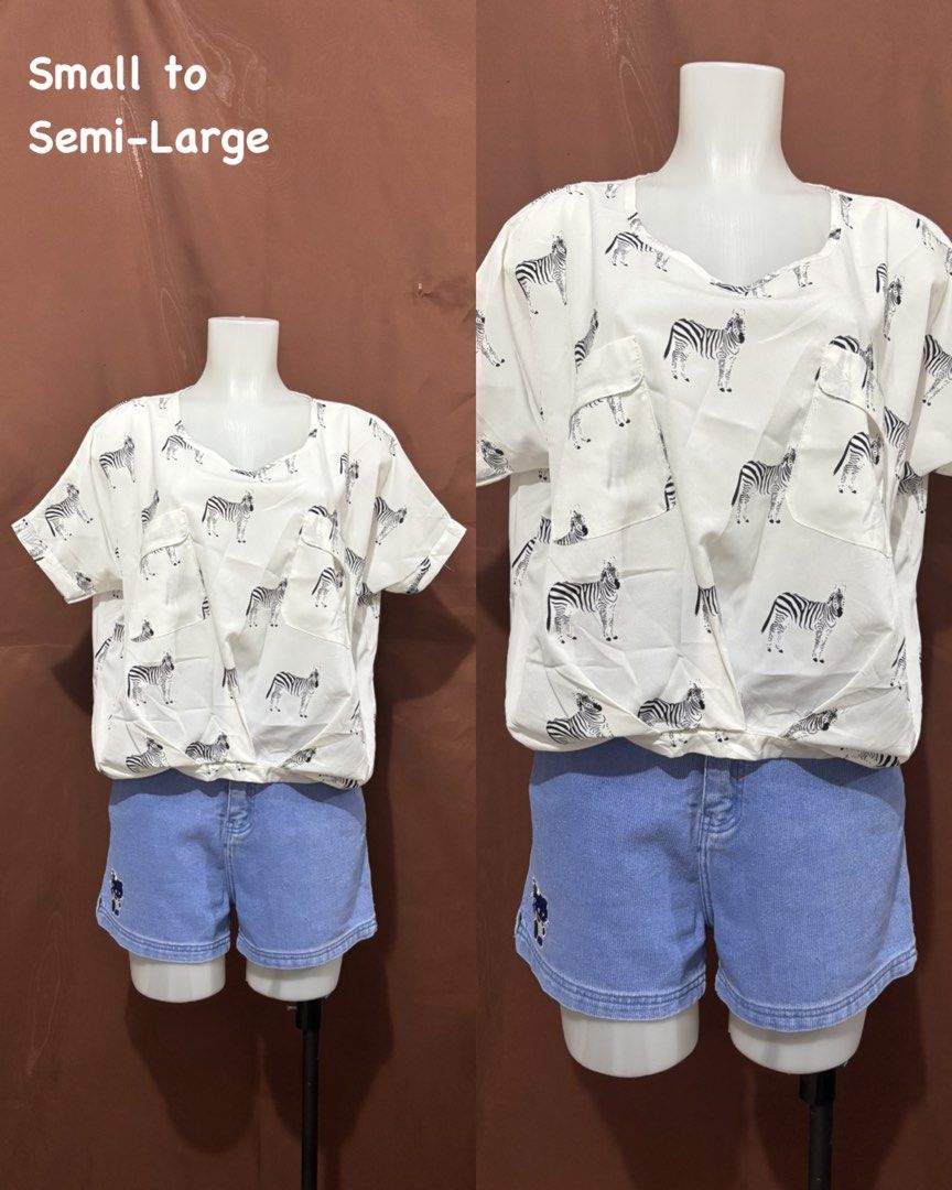 Cute Trendy Tops and Blouses (Category: Blouses) located in Tumauini. Submitted by prelovedbyjael (Listing ID 1461614341, Image 3). Description: 120 pesos each. Price negotiable. Magaganda po lahat yan. No flaws. Size indicated in each photo. You can message me for more pictures..