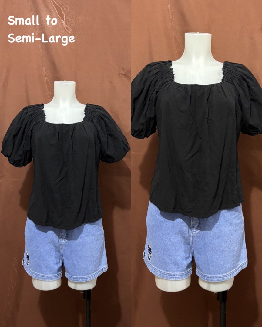 Cute Trendy Tops and Blouses (Category: Blouses) located in Tumauini. Submitted by prelovedbyjael (Listing ID 1461615299, Image 1). Description: 120 pesos each. Price negotiable. Magaganda po lahat yan. No flaws. Size indicated in each photo. You can message me for more pictures..