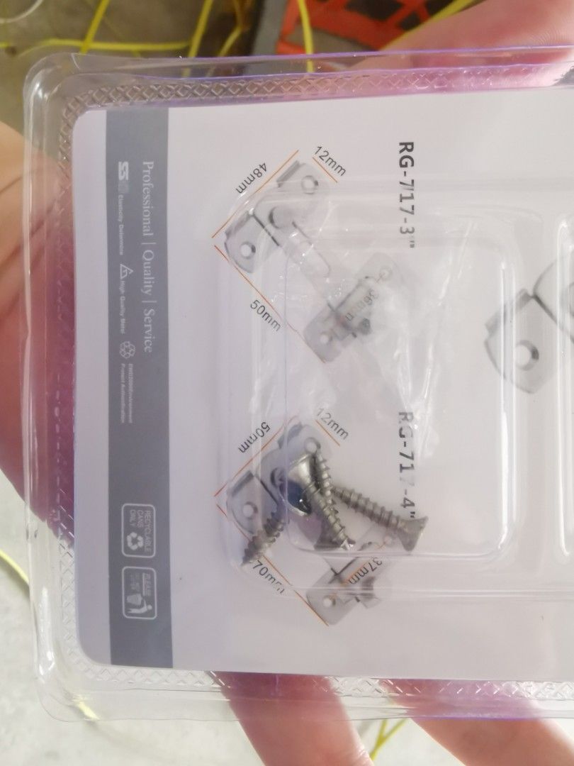 Cylinder hasp and bolt (Category: Locks, Doors & Gates) located in Malabon City. Submitted by mrsuabae (Listing ID 1461575212, Image 2). Description: heavy duty cylinder hasp and barrel bolts. price depends on sizes..