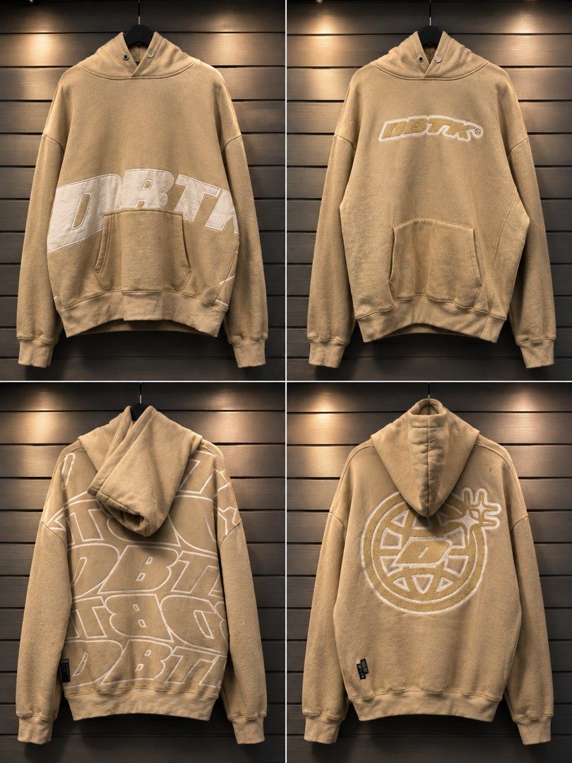 DBTK Hoodies & Sweatshirt - Various Designs (Category: Hoodies) located in Manila. Submitted by dripologyph (Listing ID 1461722452, Image 2). Description: - Cream DBTK zip-up hoodie with colorful letters. - Black DBTK hoodie with red lettering. - Tan DBTK hoodie with all-over white graphics. - Black sweatshirt featuring an Initial D graphic print..