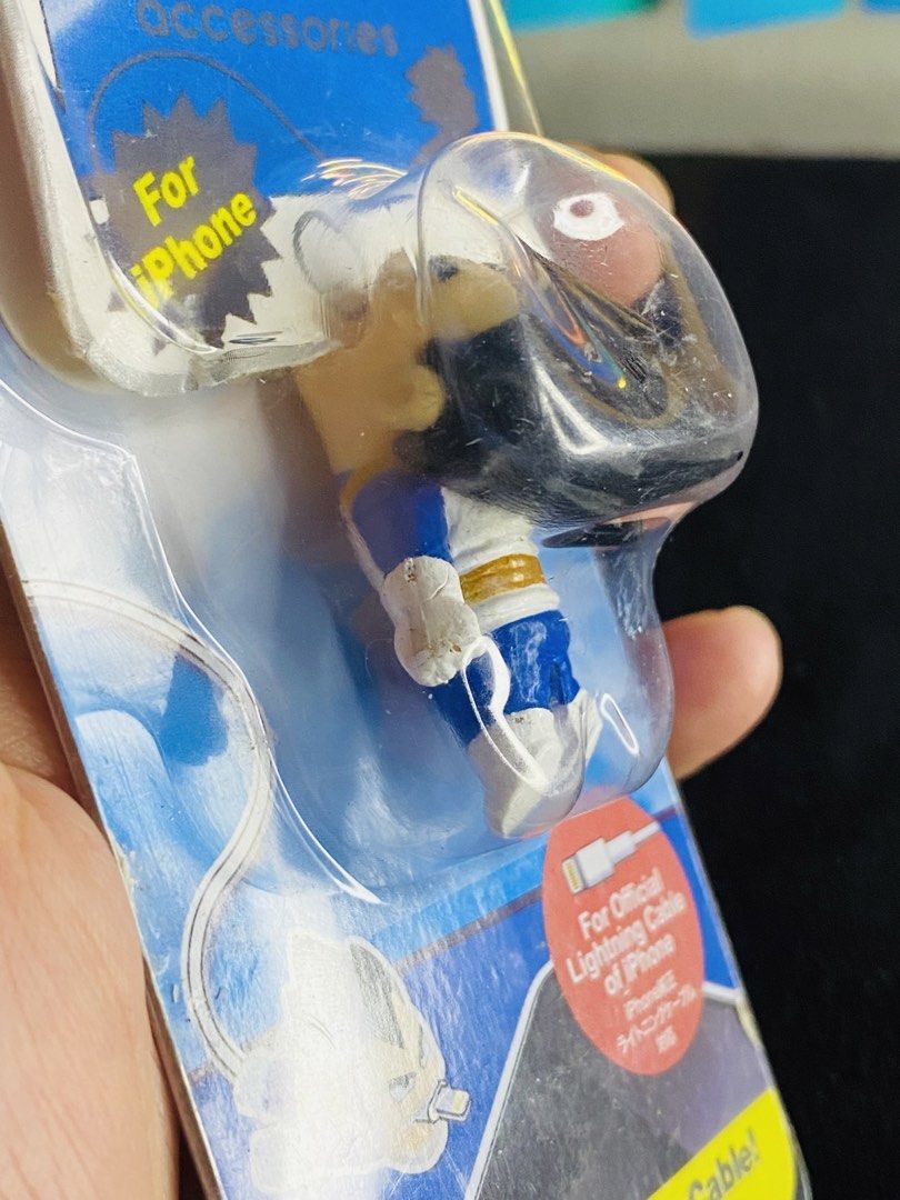 DBZ Super Vegeta Cable bite accesesories (Category: Figurines & Statues) located in Manila. Submitted by kawaii_omocha_est2020 (Listing ID 1461677570, Image 3). Description: ✅ Mine Now, Pay Now ✅ Please check all photos for complete details. ✅ Please manage your expectations, most items are preloved and not for those who are sensitive about condition. ✅ Actual color may vary due to lighting conditions. ✅ Due to limited reply quota, I will only en