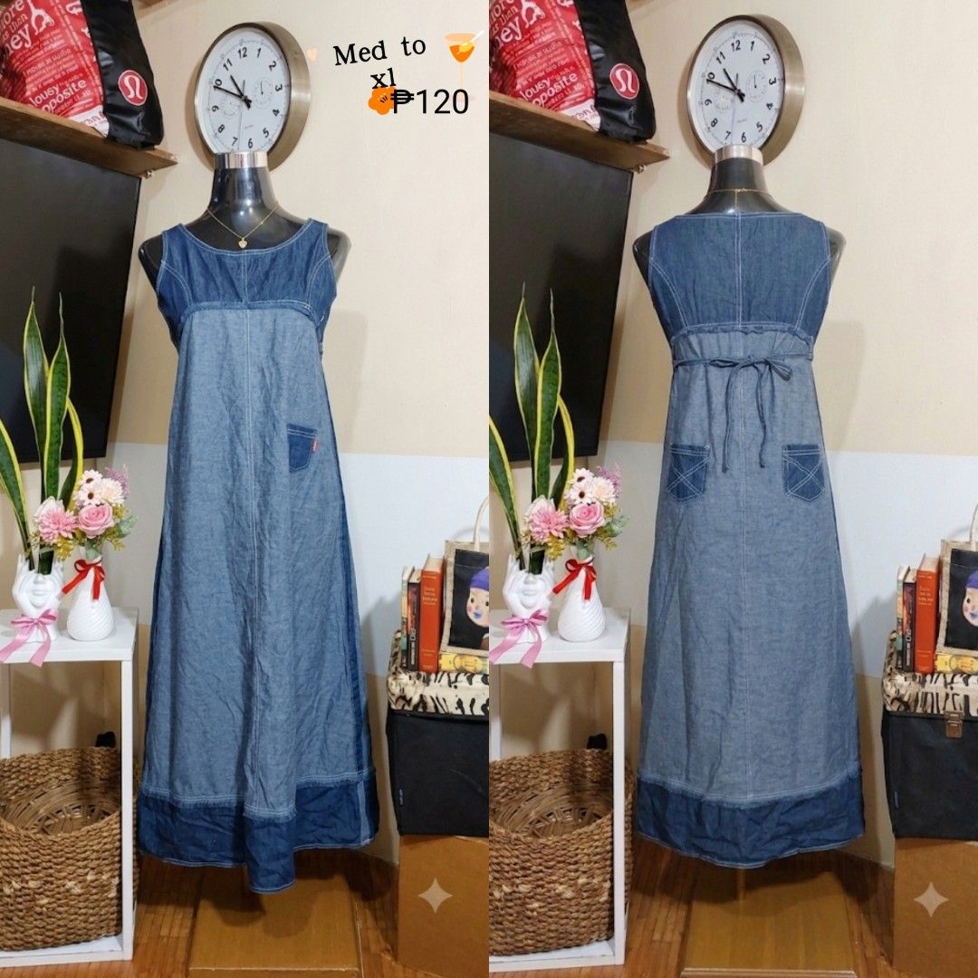 Denim Dress (Category: Dresses) located in Malabon City. Submitted by naughty_09 (Listing ID 1461783788, Image 1). Description: 🍂 MIX COLLECTION🍂 🖇️MINE BASIS (Read first Before Commenting MINE) FOR NEW MINERS, pagtapos " Mine" PM agad ng 📌NAME, COMPLETE ADDRESS, CONTACT NUMBER. REMINDERS💗 🛒No Cancellation of orders, No deleting of comments 🛒No return/ No exchange/ No refund/ 🛒No long reservation ( 1-day only ) 🛒Color may vary due to lig