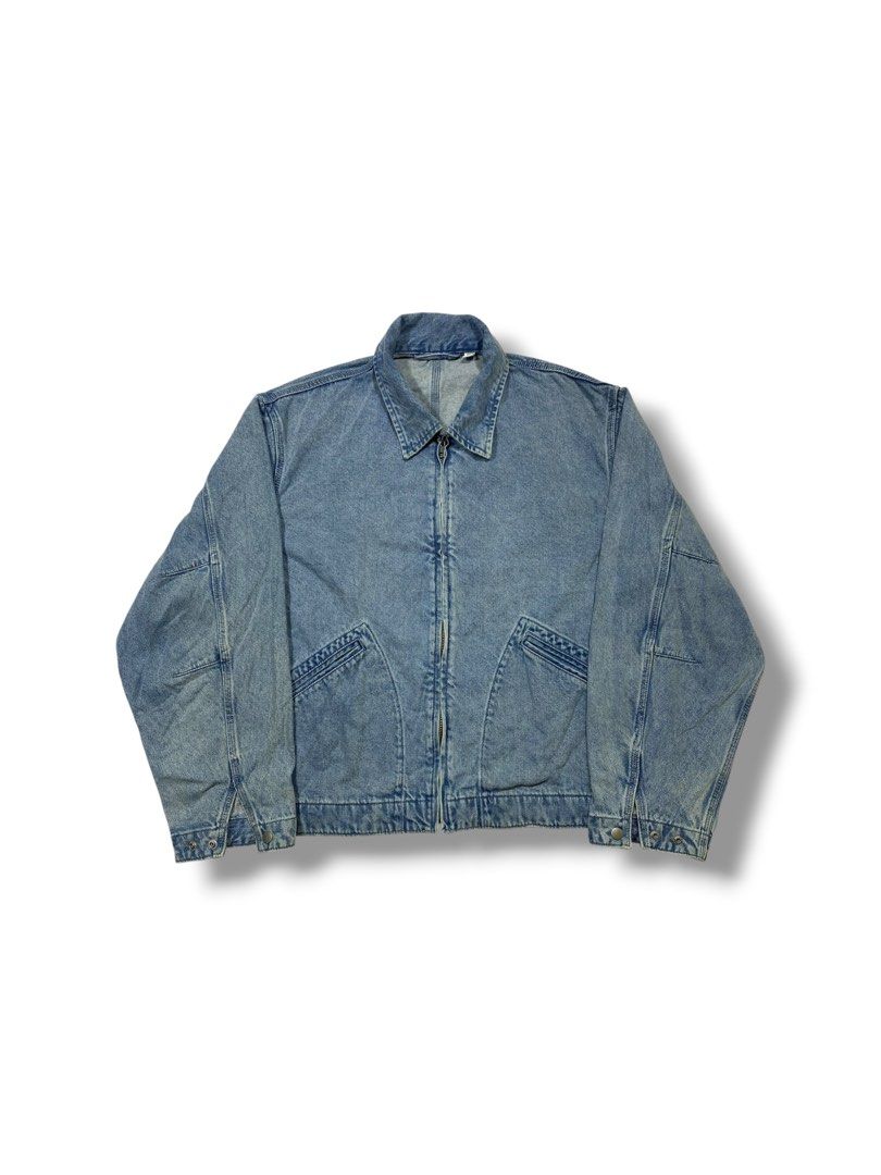 Denim jacket GU (Category: Coats, Jackets and Outerwear) located in Manila. Submitted by djthirft (Listing ID 1461750018, Image 1). Description: .