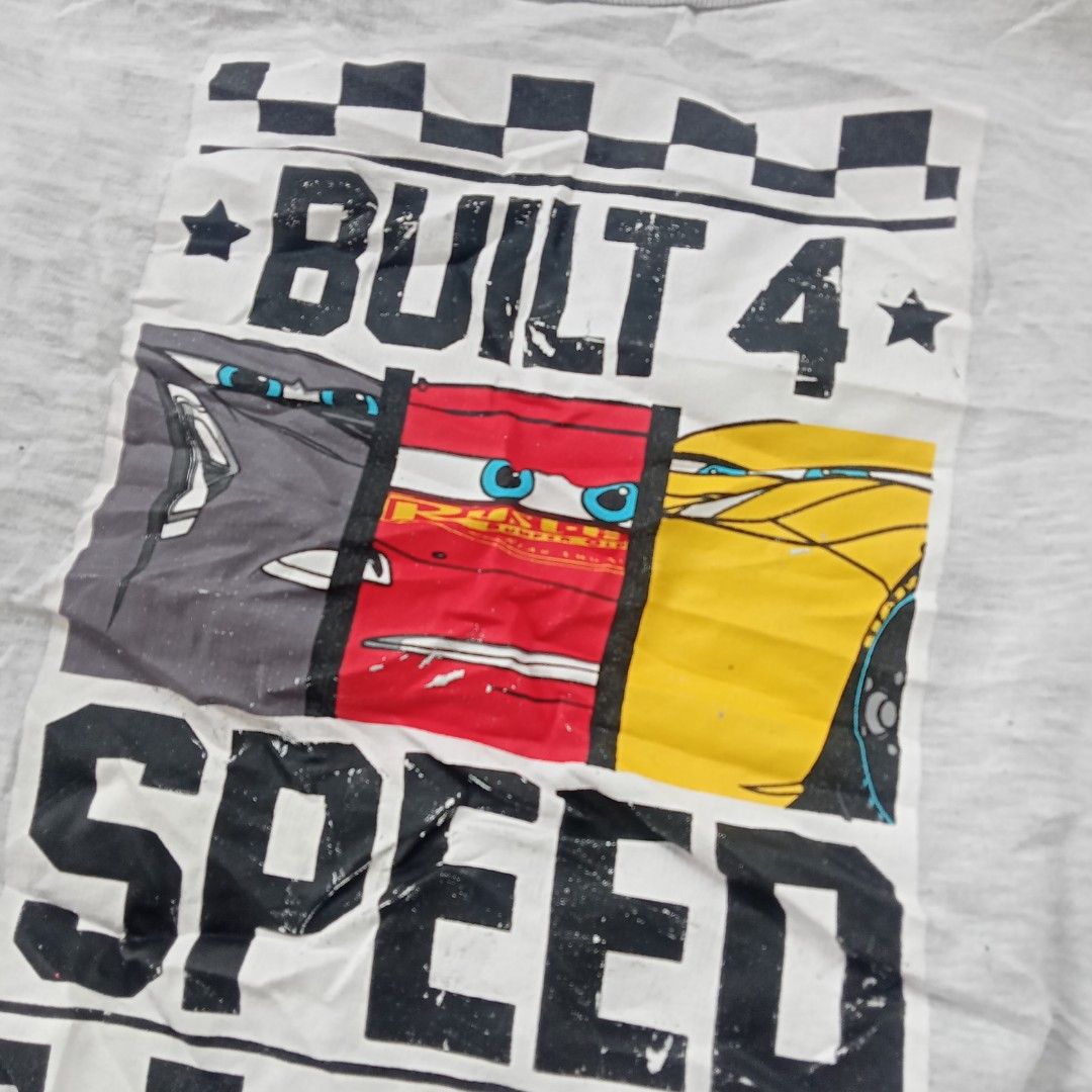Disney Baby Lightning McQueen Sweatshirt 18M (Category: Babies & Kids Fashion) located in Baguio. Submitted by miishaysh67446 (Listing ID 1461663616, Image 3). Description: - Grey Disney Baby sweatshirt - Features Lightning McQueen and friends - "Built 4 Speed" graphic on the back - Long sleeves with elastic cuffs - Made from a cotton and polyester blend - Ideal for any little Cars fan! -18 mos on tag issue: crack print back detail but not visibl