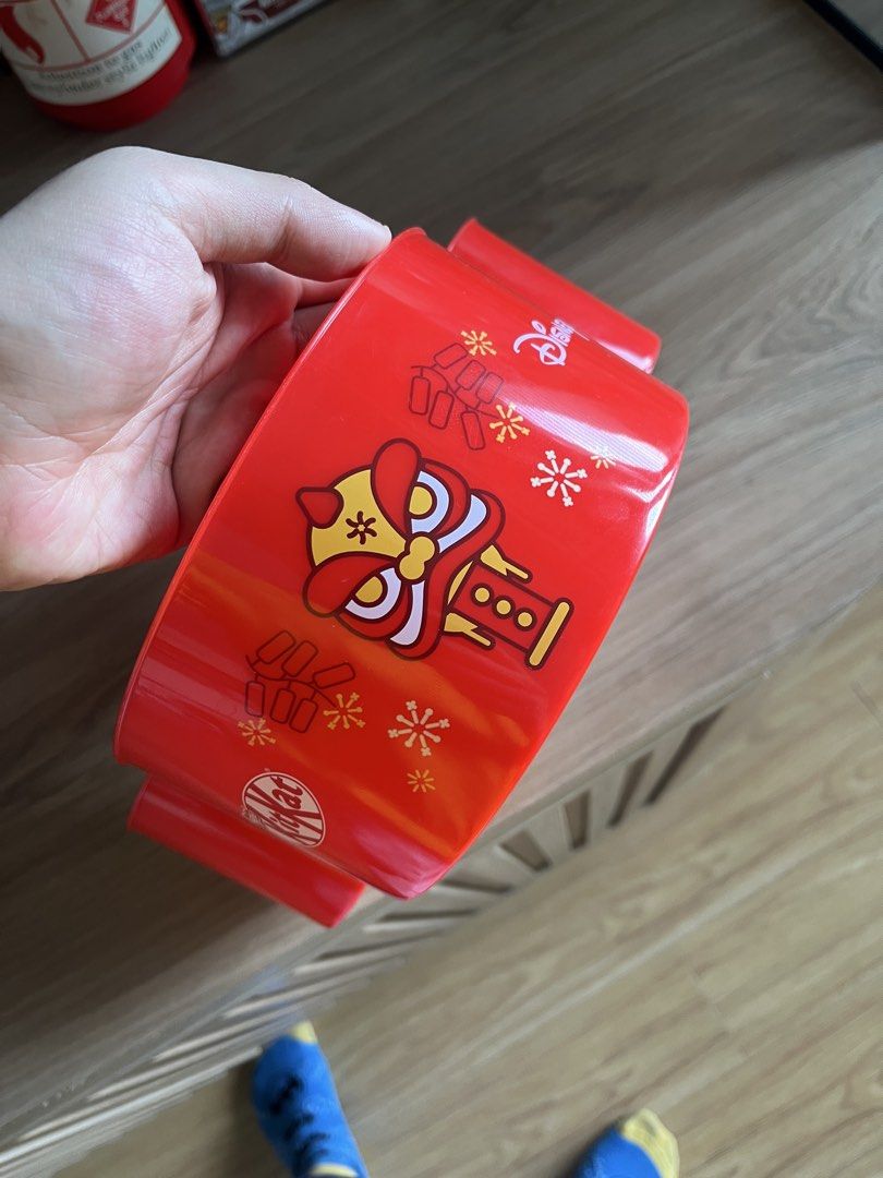 Disney x Kitkat Mickey Mouse Lunar Plastic Container (Category: Other Food & Drinks) located in Manila. Submitted by omo__ (Listing ID 1461641291, Image 3). Description: In good condition no cracks.