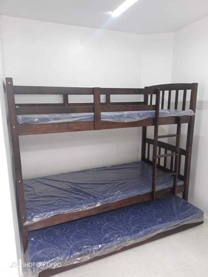 DOUBLE DECK PULL OUT W/ URATEX FOAM (Category: Bed Frames & Mattresses) located in Manila. Submitted by maricel_10dorado (Listing ID 1461698210, Image 3). Description: Brand new item On hand stock Free assembly Ready to deliver Accept Bulk orders Cash on delivery Pm for past transaction 639649452374.