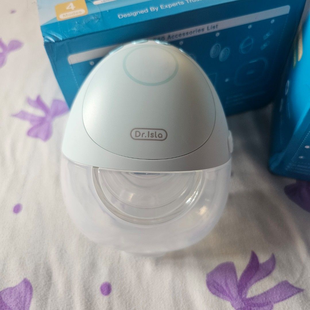 dr.isla Smart Wearable Breast Pump EB60 (Category: Breastfeeding & Bottle Feeding) located in Rizal. Submitted by declutterthingswithme (Listing ID 1461625167, Image 3). Description: - Selling 2 Dr.Isla Smart Wearable Breast Pumps (Model EB60) - Includes one blue and one pink pump - Ideal for comfortable and discreet pumping - Selling both for P6,000 .
