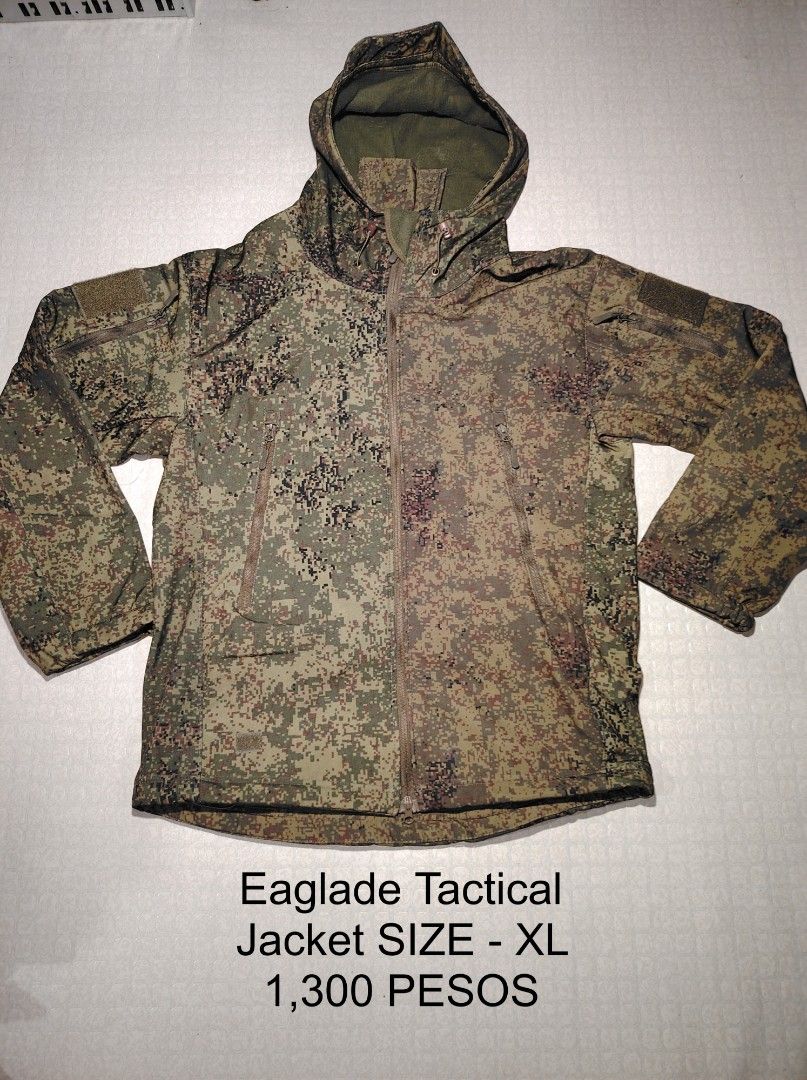 Eaglade Tactical Jacket and Pants (SIZE XL) (Category: Coats, Jackets and Outerwear) located in Manila. Submitted by jhaymar_hernandez (Listing ID 1461604493, Image 1). Description: Eaglade Tactical Jacket and Pants (SIZE XL) 1500 EACH 2500 TAKE ALL Location Cogeo Gate 2 Antipolo City.