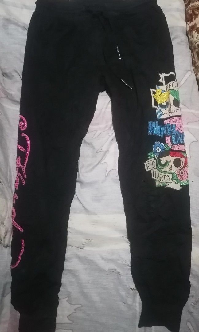 Ed Hardy (Category: Jeans) located in San Carlos City. Submitted by apyogone (Listing ID 1461624215, Image 1). Description: Ed Hardy Excellent condition No issue Color rate 9.9 Sweet jagger pants.