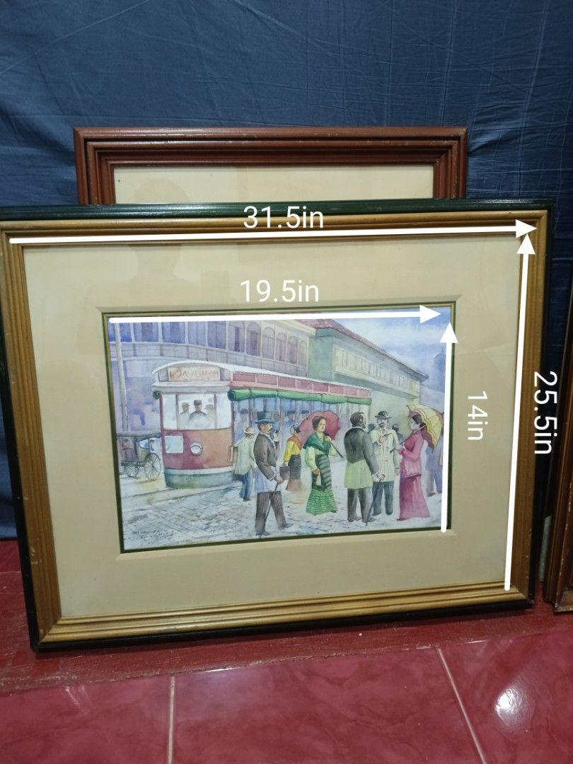 Elmer Gernale Artwork (Category: Art & Prints) located in Manila. Submitted by gieboy65 (Listing ID 1461797094, Image 2). Description: Watercolor 2004 Signed by the Artist Framed with Glass See Photos for References location Brgy Rizal Makati/Taguig MOP Gcash or Cash upon pick up.
