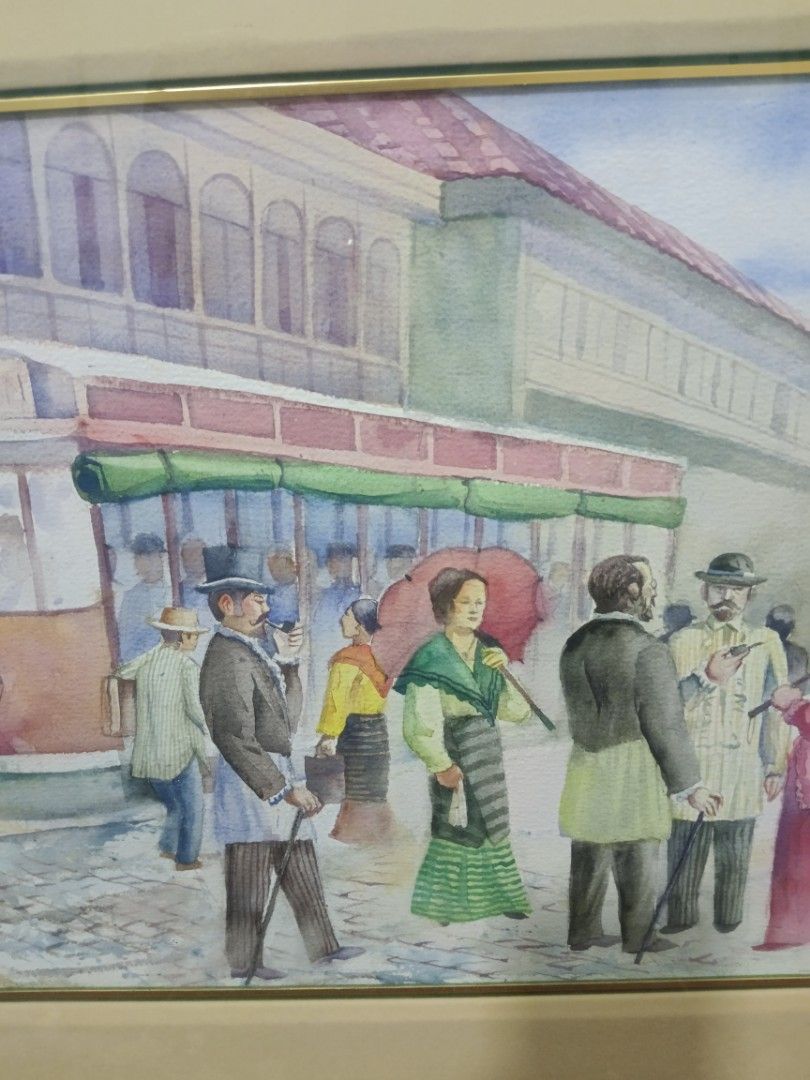 Elmer Gernale Artwork (Category: Art & Prints) located in Manila. Submitted by gieboy65 (Listing ID 1461797094, Image 3). Description: Watercolor 2004 Signed by the Artist Framed with Glass See Photos for References location Brgy Rizal Makati/Taguig MOP Gcash or Cash upon pick up.