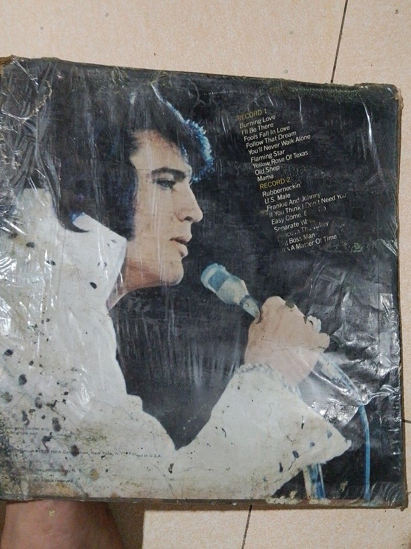 Elvis Presley (Category: Vinyls) located in Quezon City. Submitted by mhond-ray192512 (Listing ID 1461568395, Image 3). Description: Vintage Elvis Presley double dynamite 1975 Vinyl..