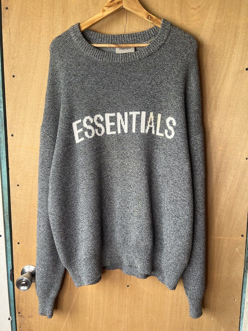 ESSENTIALS KNITTED CREWNECK (Category: Coats, Jackets and Outerwear) located in Cebu City. Submitted by generics_dept (Listing ID 1461593789, Image 1). Description: 25x29 Needs wash only Good as new.
