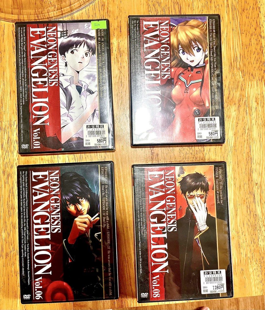 Evangelion neon genesis DVD (Category: CDs & DVDs) located in Quezon City. Submitted by ArtsyLife1012 (Listing ID 1461591694, Image 1). Description: Evangelion Neon Genesis Vol 1--sealed Vol 3--sealed Vol 6--opened Vol 8-- sealed 500 each Grab/lalamove pick up only Gcash & BPI LOC: T sora, Qc .