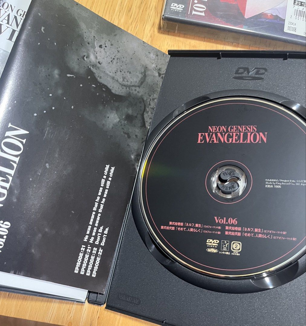 Evangelion neon genesis DVD (Category: CDs & DVDs) located in Quezon City. Submitted by ArtsyLife1012 (Listing ID 1461591694, Image 2). Description: Evangelion Neon Genesis Vol 1--sealed Vol 3--sealed Vol 6--opened Vol 8-- sealed 500 each Grab/lalamove pick up only Gcash & BPI LOC: T sora, Qc .