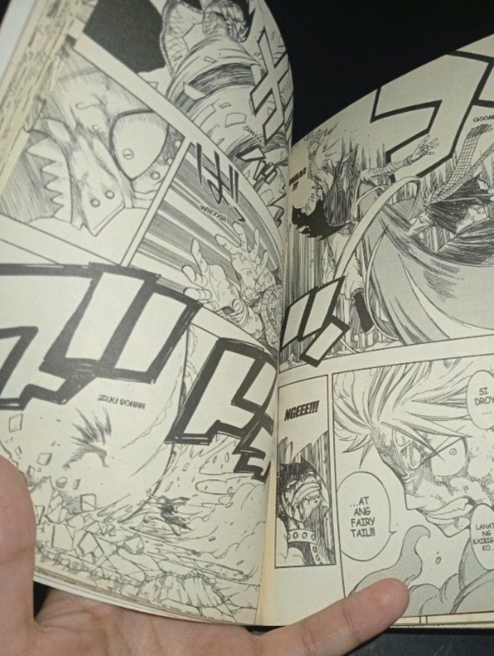 FairyTail manga Filipino edition (Category: Comics & Manga) located in Tarlac. Submitted by kaizer_shaunne (Listing ID 1461710608, Image 3). Description: The localized version was licensed and published in the Philippines by VIVA-PSICOM Publishing Corp. in partnership with Kodansha. Language taglish (Tagalog-English) translation, making it a unique collectible tailored specifically for Filipino anime and manga fans. 259 each - (699 take all).