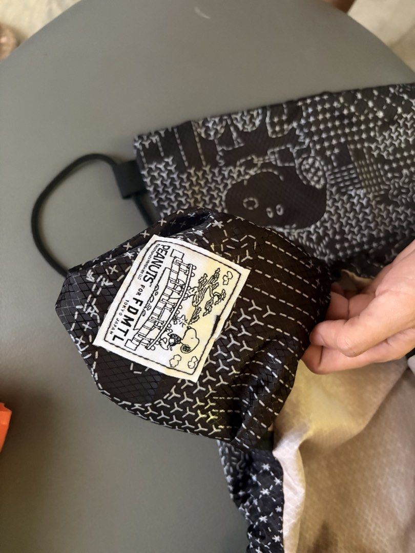 FDMTL x PEANUTS Snoopy Drawstring Bag (Category: Cross-body Bags) located in Cabanatuan. Submitted by esnyupi (Listing ID 1461613123, Image 3). Description: Spx for cheaper sf Maribank/gcash/may.