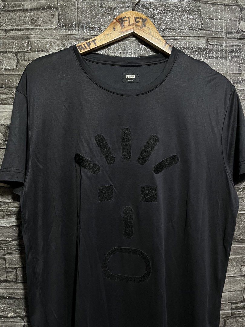Fendi Abstract Monster Knit Shirt (Category: Luxury Apparel) located in Manila. Submitted by flex_curation (Listing ID 1461760617, Image 2). Description: 22x28 IN VERY GOOD CONDITION AND IN PRESENTABLE CONDITION BACOOR CAVITE LOC.
