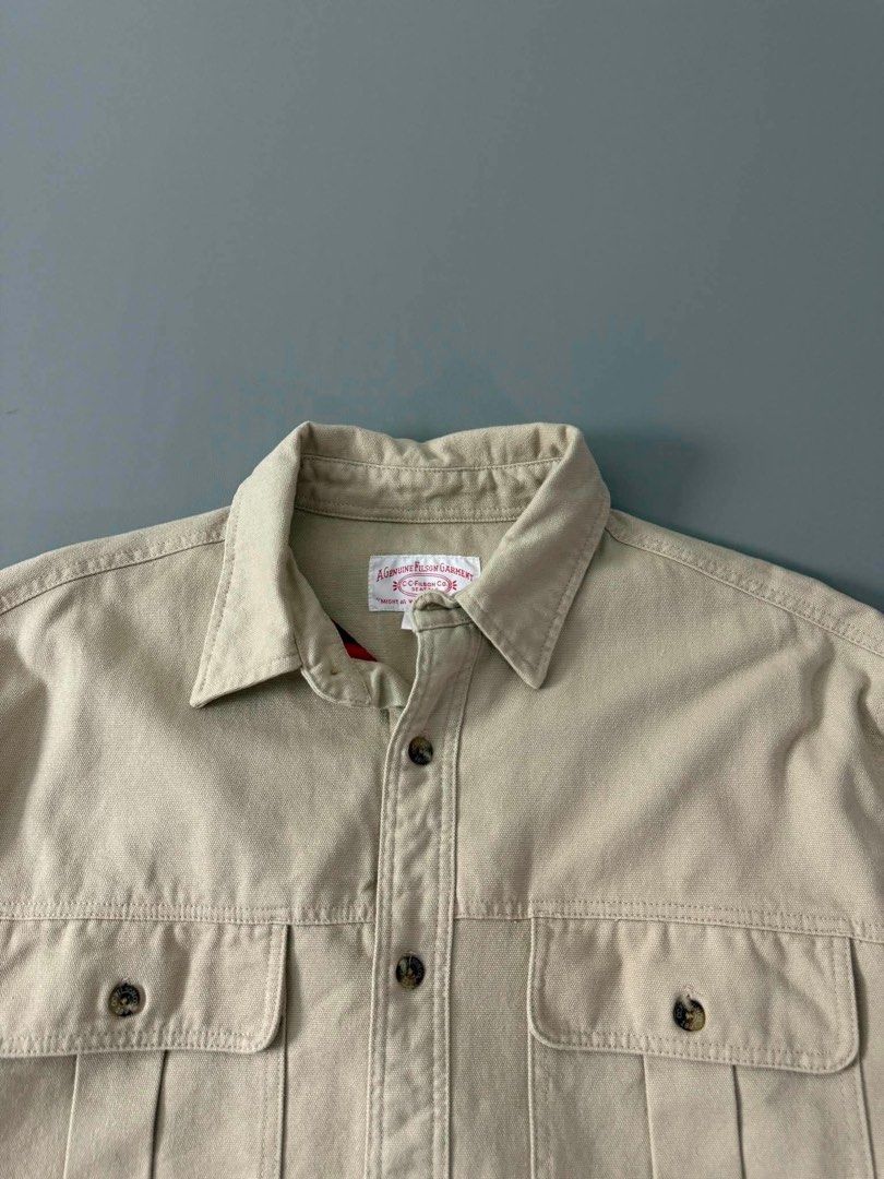 FILSON (Category: Formal Shirts) located in Guagua. Submitted by sweetboyy (Listing ID 1461582639, Image 3). Description: FILSON EXCELLENT CONDITION / NO ISSUE SIZE LARGE ON TAG / DIMES L34 W27.