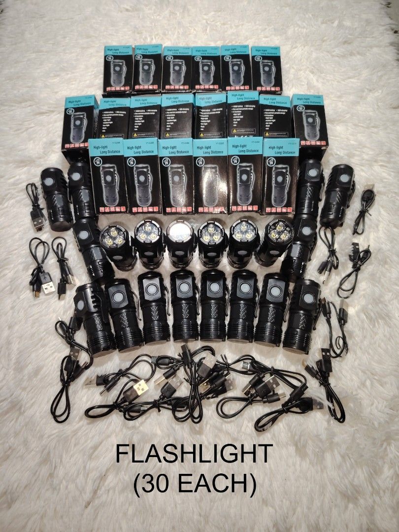 Flash lights 30 Each (Category: Lighting) located in Manila. Submitted by jhaymar_hernandez (Listing ID 1461631067, Image 1). Description: Flashlight 30 EACH Location Cogeo Gate 2 Antipolo City.