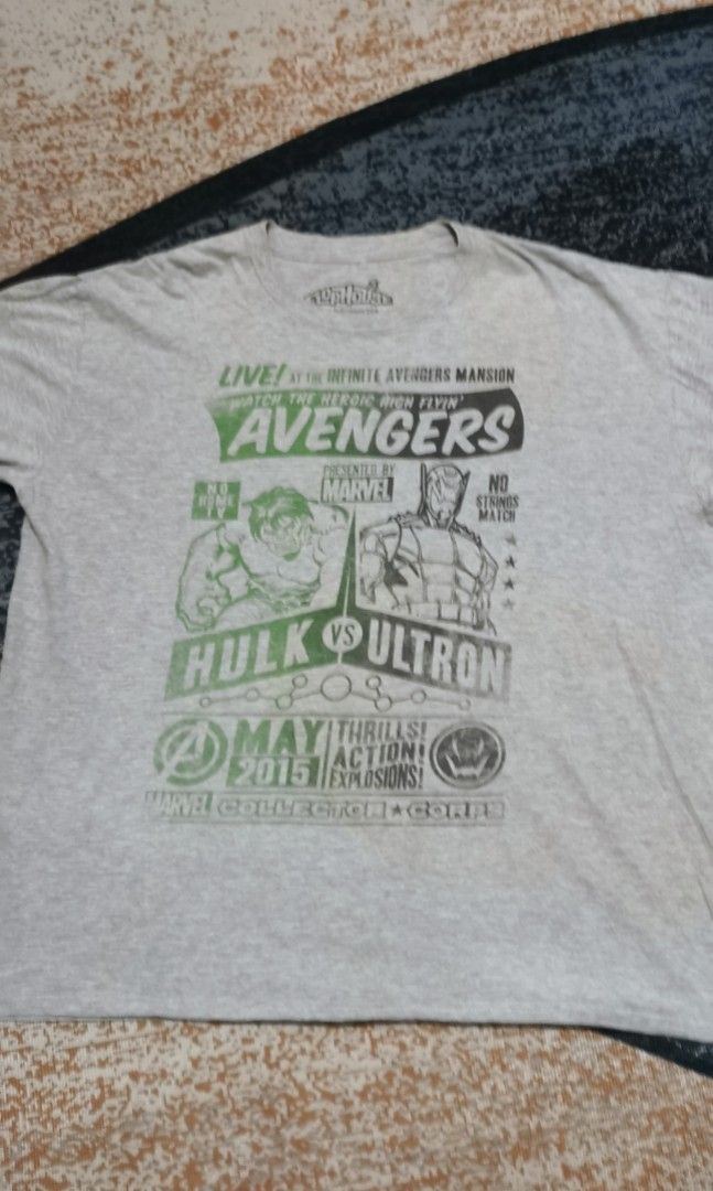 Flop house marvels avengers tee (Category: Tshirts & Polo Shirts ) located in San Jose. Submitted by thrift_ni_sir (Listing ID 1461748453, Image 1). Description: Slightly MOD j&t Add shipping fee MOP gcash.