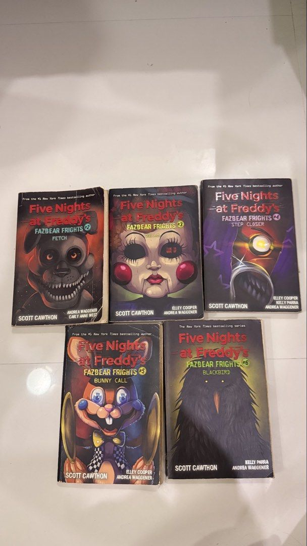 FNAF books take all (Category: Storybooks) located in Manila. Submitted by audmire (Listing ID 1461673625, Image 2). Description: FNAF books 650 take all Only have series #2 to #6 MOP gcash loc. Angeles .