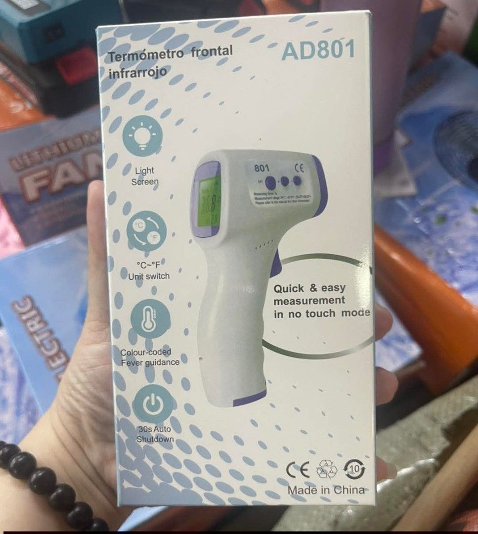 Forehead thermometer (Category: Thermometers) located in Manila. Submitted by lyfrancois14 (Listing ID 1461587258, Image 1). Description: .
