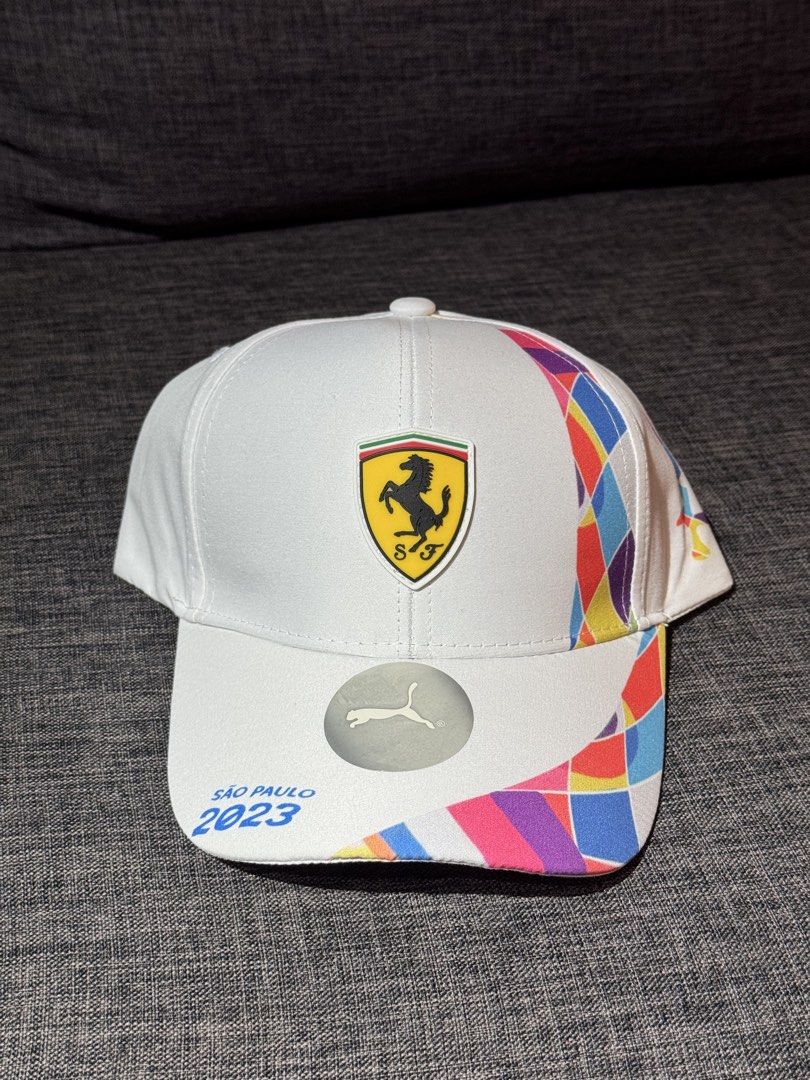 Formula 1 Ferrari Cap white (Category: Caps & Hats) located in Cavite. Submitted by wsaleclub (Listing ID 1461676006, Image 1). Description: Formula 1 Ferrari Cap white reps only 300 plus sf.