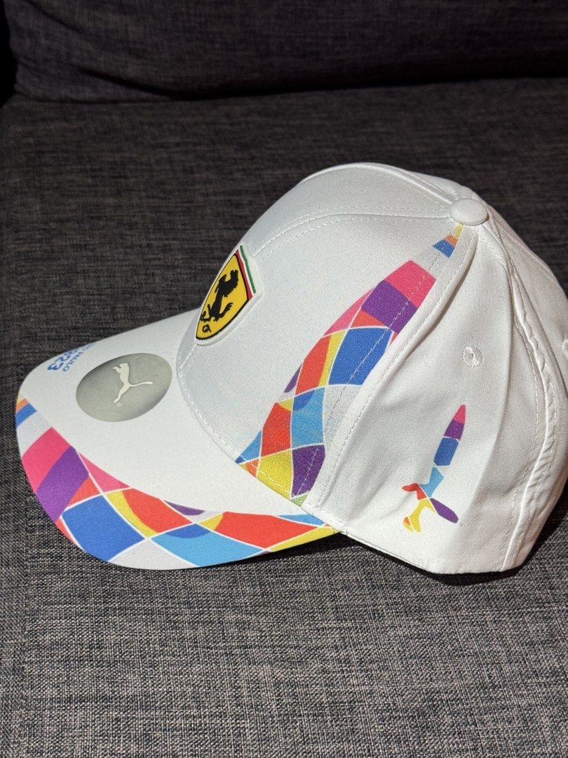 Formula 1 Ferrari Cap white (Category: Caps & Hats) located in Cavite. Submitted by wsaleclub (Listing ID 1461676006, Image 2). Description: Formula 1 Ferrari Cap white reps only 300 plus sf.
