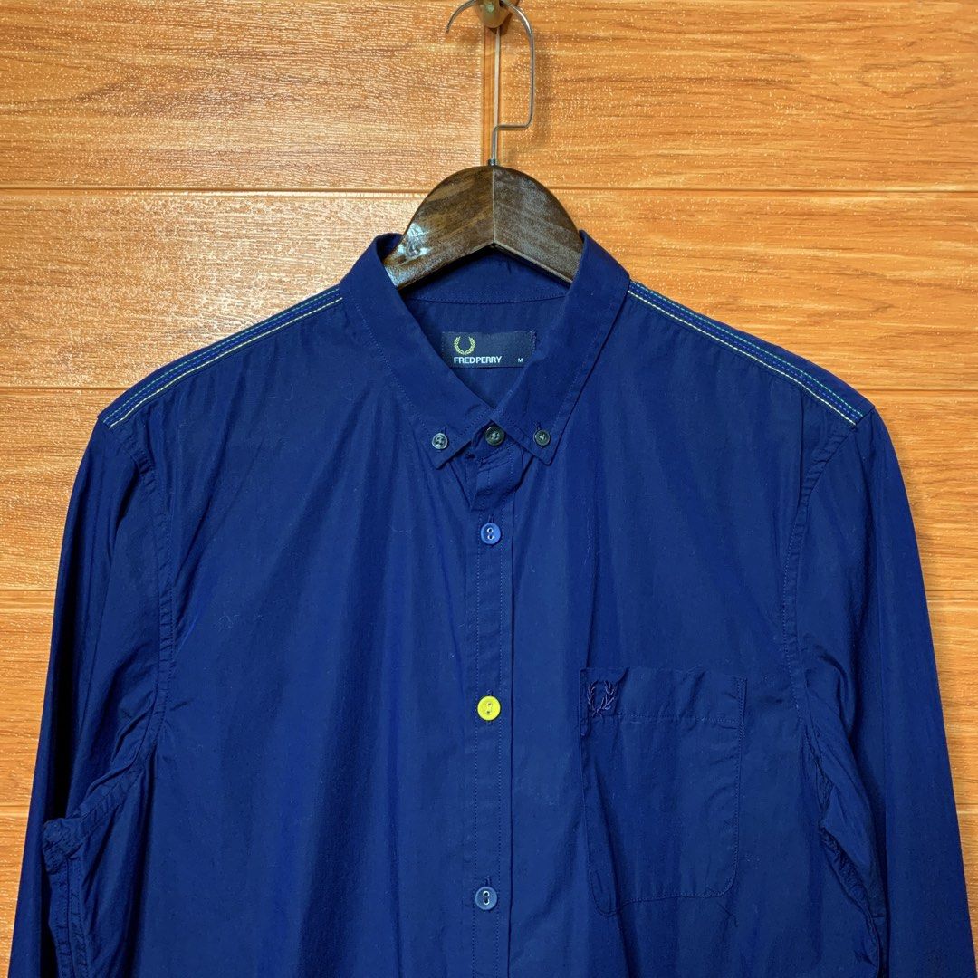 Fred Perry Button down (Category: Formal Shirts) located in Quezon City. Submitted by donklasiko (Listing ID 1461572013, Image 3). Description: Condition: 9.5+/10 Pristine condition Issue: non Refer to the dimension 🤗 PM FOR MORE DETAILS NO RETURN, NO EXCHANGE & NO REFUND! ✅I ALSO ACCEPT TRADE/SWAP TO ANYTHING JUST DROP YOUR OFFER Please manage your expectations, this is a secondhand item. What you see is what you get 😊 💵MOP: GCASH, BDO or Cas
