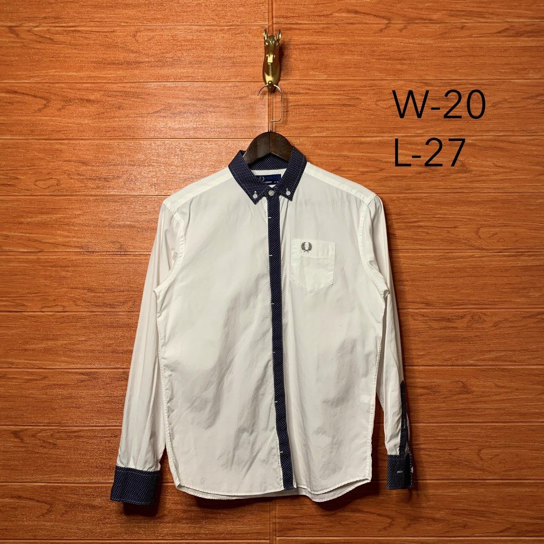 Fred Perry Button down (Category: Formal Shirts) located in Quezon City. Submitted by donklasiko (Listing ID 1461572292, Image 2). Description: Condition: 9.5+/10 Pristine condition Issue: non Refer to the dimension 🤗 PM FOR MORE DETAILS NO RETURN, NO EXCHANGE & NO REFUND! ✅I ALSO ACCEPT TRADE/SWAP TO ANYTHING JUST DROP YOUR OFFER Please manage your expectations, this is a secondhand item. What you see is what you get 😊 💵MOP: GCASH, BDO or Cas