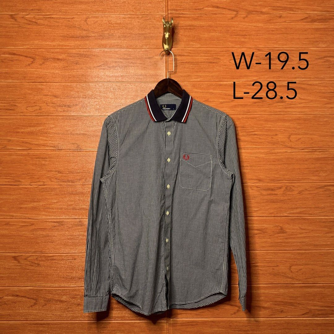 Fred Perry Checked Button down (Category: Formal Shirts) located in Quezon City. Submitted by donklasiko (Listing ID 1461572164, Image 2). Description: Condition: 9.5+/10 Pristine condition Issue: non Refer to the dimension 🤗 PM FOR MORE DETAILS NO RETURN, NO EXCHANGE & NO REFUND! ✅I ALSO ACCEPT TRADE/SWAP TO ANYTHING JUST DROP YOUR OFFER Please manage your expectations, this is a secondhand item. What you see is what you get 😊 💵MOP: GCASH, BD