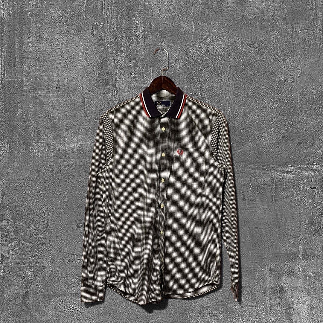 Fred Perry Checked Button down (Category: Formal Shirts) located in Quezon City. Submitted by donklasiko (Listing ID 1461572164, Image 1). Description: Condition: 9.5+/10 Pristine condition Issue: non Refer to the dimension 🤗 PM FOR MORE DETAILS NO RETURN, NO EXCHANGE & NO REFUND! ✅I ALSO ACCEPT TRADE/SWAP TO ANYTHING JUST DROP YOUR OFFER Please manage your expectations, this is a secondhand item. What you see is what you get 😊 💵MOP: GCASH, BD