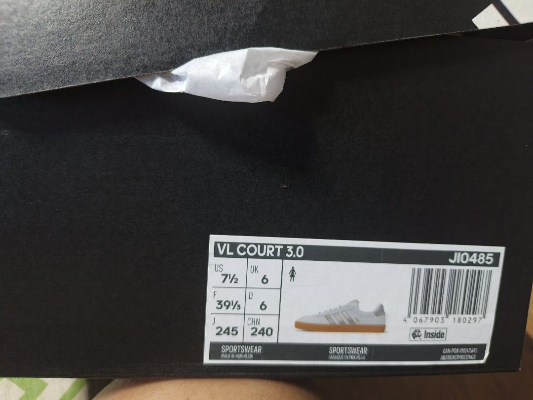 Free Shipping!!! Adidas white sneaker (Category: Sneakers) located in Leyte. Submitted by TindaLeyteno (Listing ID 1461717686, Image 2). Description: Size 6D 6UK 39 1/3F 7 1/2 US Womes 245 Japan 240 china Brand New Selling Extra pair!!! free delivery anywhere with JnT!!!.