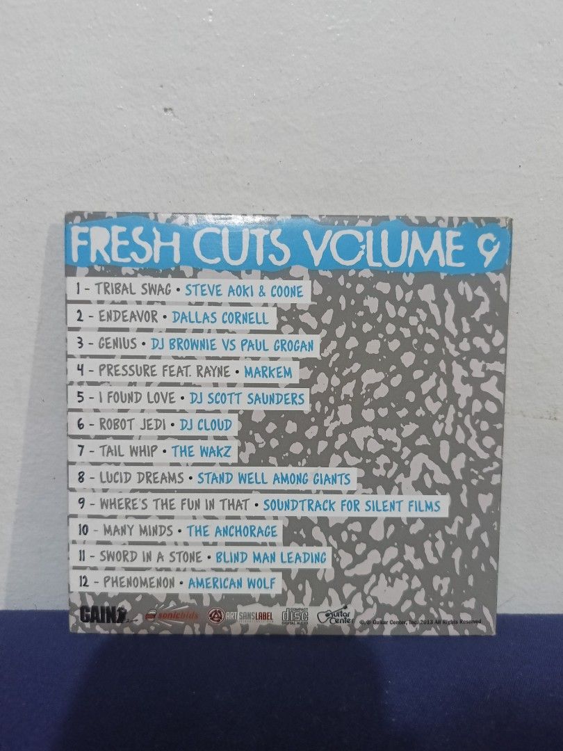 Freshcuts Vol.9 (Category: CDs & DVDs) located in Cavite. Submitted by bodega_ni_kiks11 (Listing ID 1461607587, Image 2). Description: Freshcuts Vol.9 NM ₱200.