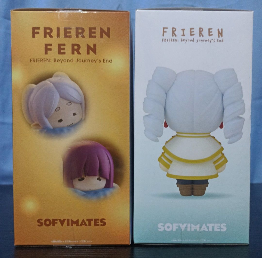 Frieren & Fern Banpresto Sofvimates Figure (Category: Figurines & Statues) located in Pasig City. Submitted by soulscyther (Listing ID 1461753233, Image 3). Description: BANPRESTO SOFVIMATES FRIEREN & FERN FIGURES ✨Frieren & Fern ✨Frieren (Ringlets ver.) ₱1000 each 🔸💯 authentic & brand new 🔸Mint-In-Box (MIB) conditions 🔸approx. 12.95 cm (5.1 inches) 💳 Open to terms/installment Only ₱250 minimum downpayment. 1 month to pay. No interest. 💵 MO