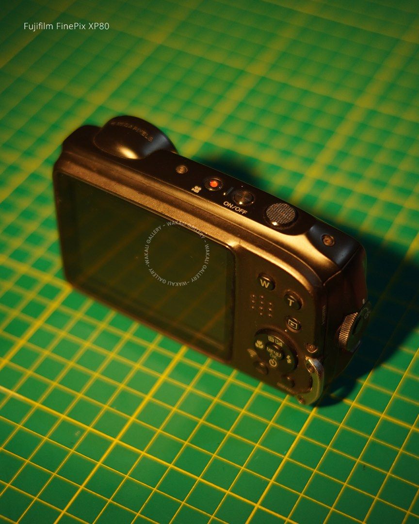 Fujifilm FinePix XP80 Waterproof Digital Camera Yellow (Category: Cameras) located in Marikina City. Submitted by ian1997_ (Listing ID 1461649530, Image 2). Description: - Yellow Fujifilm FinePix XP80 camera - 15m/50ft Waterproof - 1.75m/5.8ft Shockproof - Built-in WiFi - Ideal for outdoor adventures - Sample photos included to showcase capabilities - Ready for your next trip!.