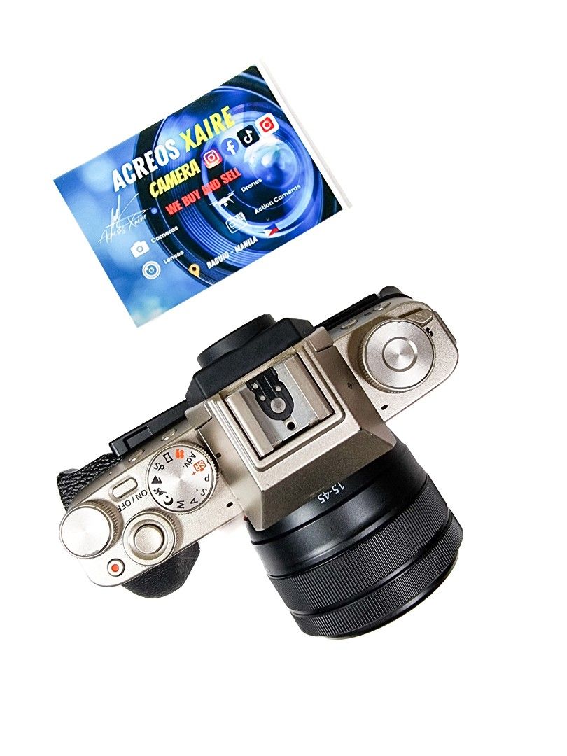 Fujifilm XT200 + 15-45mm (Category: Cameras) located in Baguio. Submitted by acreoscamera (Listing ID 1461681142, Image 2). Description: Fujifilm XT200 + 15-45mm 📸✨️ Price: 28,500.00 Cosmetics 9.3/10 (With slight signs of usage but still Mint Condition) * The LCD Screen Display has a slight discoloration (Doesn't affect output) only in the screen appears No issues Actual Photo posted📸 No more last priced All buttons are functional and flash wor