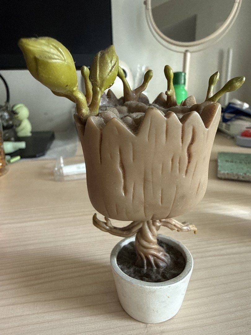 Funko Baby Groot (Category: Designer & Blind Box Toys) located in Mandaluyong City. Submitted by merisellsyouwhat (Listing ID 1461640844, Image 3). Description: No issues, just needs cleaning.