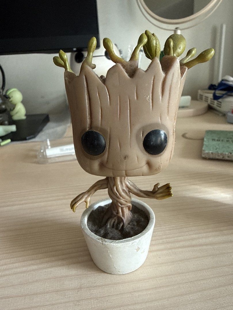 Funko Baby Groot (Category: Designer & Blind Box Toys) located in Mandaluyong City. Submitted by merisellsyouwhat (Listing ID 1461640844, Image 1). Description: No issues, just needs cleaning.
